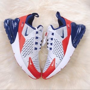 Air Max 270, White/obsidian/University Red